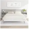 vidaXL Tête de lit avec armoires Gris béton Bois d'ingénierie