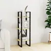 vidaXL Tête de lit avec armoires Chêne fumé Bois d'ingénierie