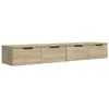 vidaXL Armoires murales 2 pcs Chêne sonoma 68x30x20 cm Bois ingénierie