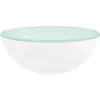 vidaXL Lavabo Verre trempé 30x12 cm Blanc