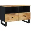 vidaXL Meuble TV 70x33x46 cm Bois massif de manguier