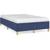vidaXL Cadre de lit Bleu 120 x 200 cm Tissu