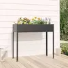 vidaXL Jardinière Anthracite 100,5x40,5x90 cm Acier galvanisé