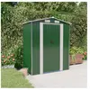 vidaXL Abri de jardin Vert 192x108x223 cm Acier galvanisé