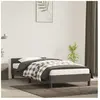 vidaXL Cadre de lit avec tête de lit Gris foncé 90x190 cm Velours