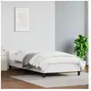 vidaXL Cadre de lit avec tête de lit Blanc 90x190 cm Similicuir