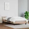 vidaXL Cadre de lit avec tête de lit Cappuccino 80x200 cm Similicuir