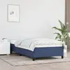 vidaXL Cadre de lit Bleu 90x190 cm Tissu