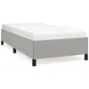 vidaXL Cadre de lit Gris clair 80x200 cm Tissu