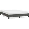 vidaXL Cadre de lit Gris foncé 140 x 200 cm Velours