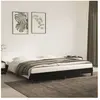 vidaXL Cadre de Lit Noir 200x200 cm Velours