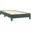 vidaXL Cadre de lit Vert foncé 100x200 cm Velours