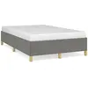 vidaXL Cadre de lit Gris foncé 120 x 200 cm Tissu