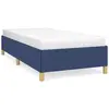 vidaXL Cadre de lit Bleu 90x190 cm Tissu