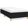 vidaXL Cadre de lit Noir 80x200 cm Tissu