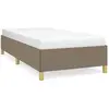 vidaXL Cadre de lit Taupe 90x190 cm Tissu