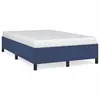 vidaXL Cadre de lit Bleu 120 x 200 cm Tissu