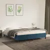 vidaXL Cadre de lit Bleu foncé 160x200 cm Velours
