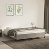 vidaXL Vidaxl Cadre De Lit Sans Matelas Gris Clair 180x200 Cm Velours