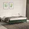 vidaXL Cadre de lit Vert foncé 180x200 cm Velours