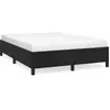 vidaXL Cadre de lit Noir 140x190 cm Velours