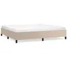 vidaXL Cadre de lit Cappuccino 200x200 cm Similicuir