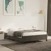 vidaXL Cadre de lit Gris foncé 140 x 200 cm Velours