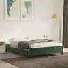 vidaXL Cadre de lit Vert foncé 140x200 cm Velours347327