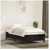 vidaXL Cadre de lit Noir 90x190 cm Velours