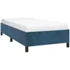 vidaXL Cadre de lit Bleu foncé 90x190 cm Velours