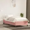 vidaXL Cadre de lit Rose 90x200 cm Velours