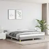 vidaXL Cadre de lit avec tête de lit Gris clair 180x200 cm