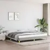 vidaXL Cadre de lit avec tête de lit Gris clair 200x200 cm Tissu