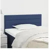 vidaXL Tête de lit Bleu 90x5x78/88 cm Tissu