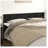 vidaXL Têtes de lit 2 pcs Noir 80x5x78/88 cm Velours