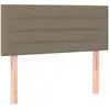 vidaXL Tête de lit Taupe 80x5x78/88 cm Tissu