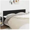 vidaXL Têtes de lit 2 pcs Noir 80x5x78/88 cm Tissu