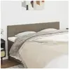 vidaXL Têtes de lit 2 pcs Taupe 80x5x78/88 cm Tissu