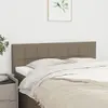 vidaXL Têtes de lit 2 pcs Taupe 72x5x78/88 cm Tissu