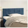 vidaXL Tête de lit Bleu foncé 90x5x78/88 cm Velours