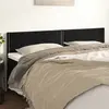 vidaXL Têtes de lit 2 pcs Noir 100x5x78/88 cm Velours