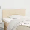 vidaXL Tête de lit Crème 80x5x78/88 cm Tissu