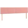 vidaXL Têtes de lit 2 pcs Rose 80x5x78/88 cm Velours