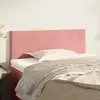 vidaXL Tête de lit Rose 80x5x78/88 cm Velours