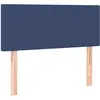 vidaXL Tête de lit Bleu 80x5x78/88 cm Tissu