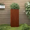 vidaXL Jardinière 32x27,5x75 cm acier corten