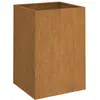 vidaXL Jardinière 42x38x75 cm acier corten