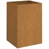 vidaXL Jardinière 52x48x75 cm acier corten