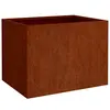 vidaXL Jardinière 62x47x46 cm acier corten