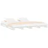 vidaXL Lit de palette Blanc 120x190 cm Bois pin massif Petit Double